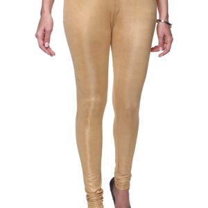 Shining Shimmer Lycra Churidar Leggings for Women's and Girls