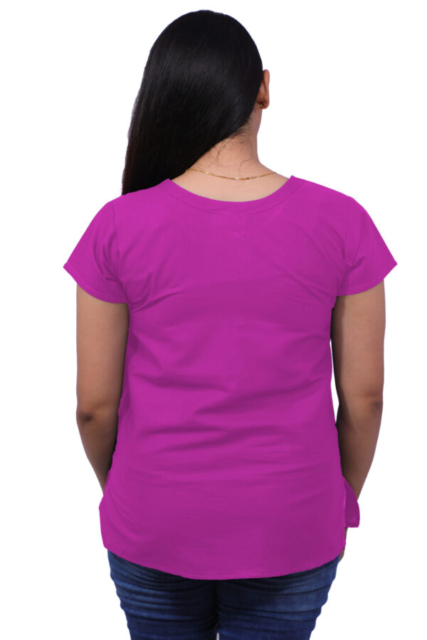 AEMILIA Casual Regular Sleeves Solid Women Rani Top - Image 2