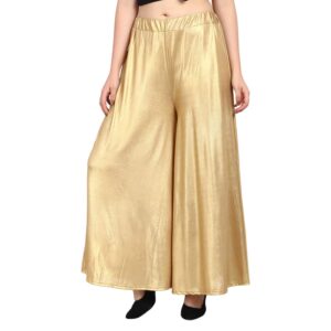 Shining Shimmer Lycra Plazo for Women's and Girls