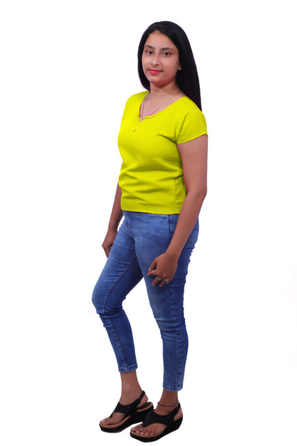 Babby & Berry Polyester Women's Top (Lime) - Image 5