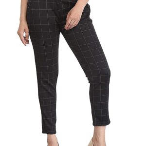 Women's Regular Fit Jeggings (Black)