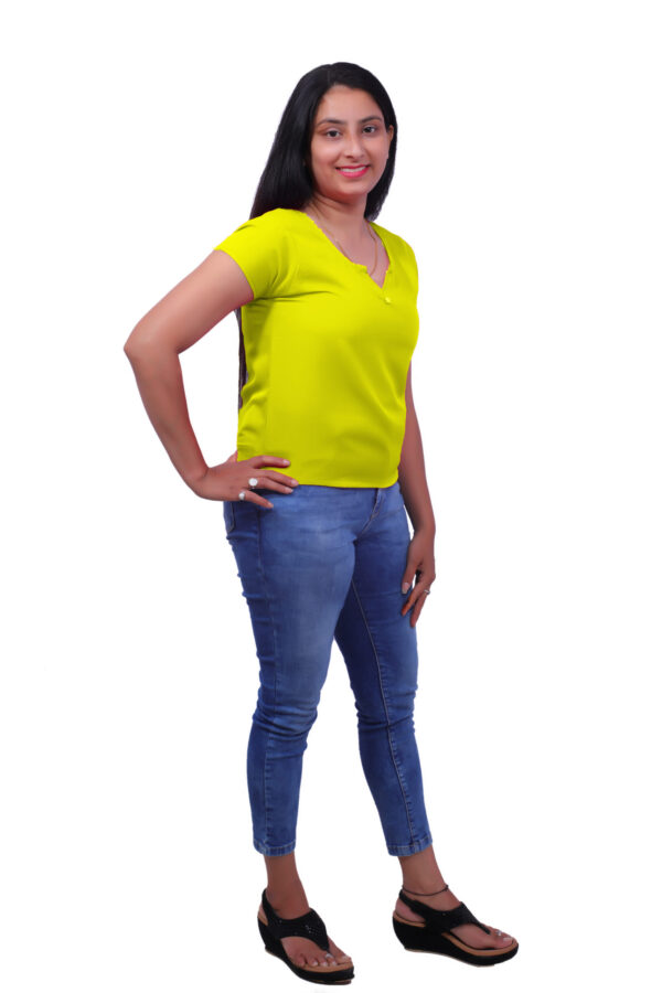 Babby & Berry Polyester Women's Top (Lime) - Image 4