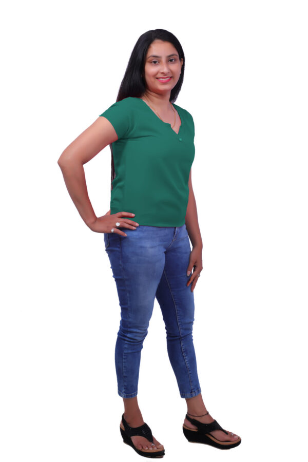 Babby & Berry Polyester Women's Top (Green) - Image 5