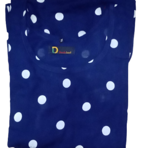 Cotton Rayon Midi (Navy Blue)