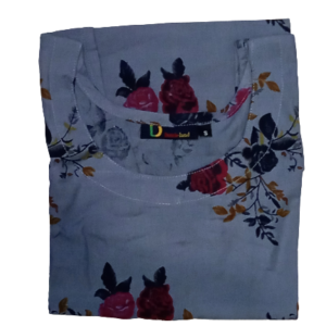 Cotton Rayon Sleeveless Short Top