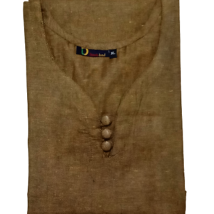 Pure Cotton Khadi (Hand Made) Kurti - Green