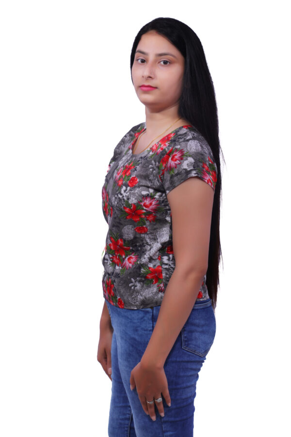 Sencible  Casual Regular Sleeves Floral Print Women  Top - Image 11