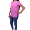 AEMILIA Casual Regular Sleeves Solid Women Pink Top - Image 3