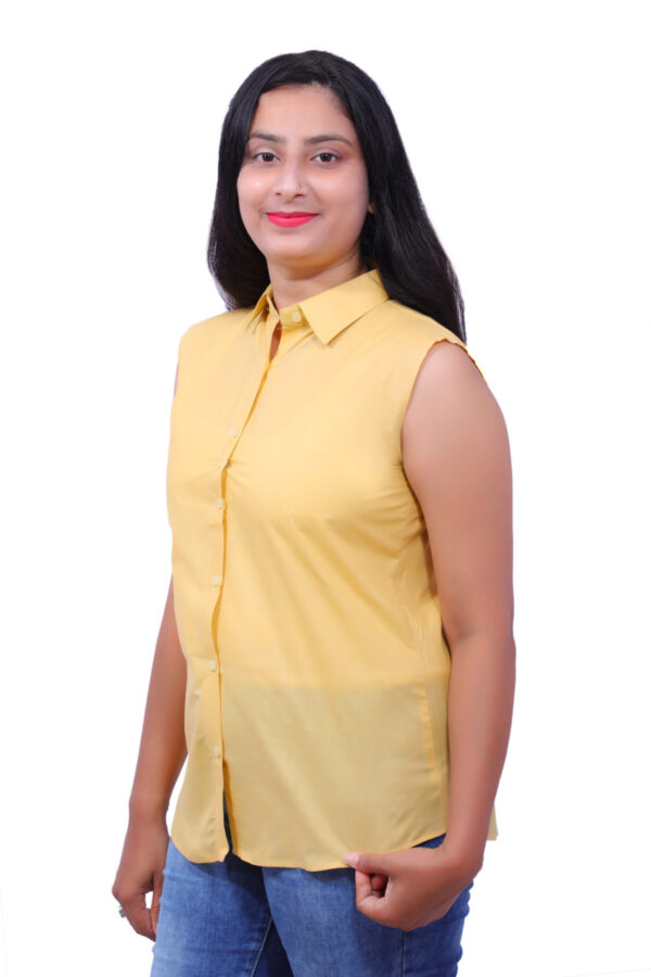 Women Tailored Fit Solid Casual Shirt - Image 10