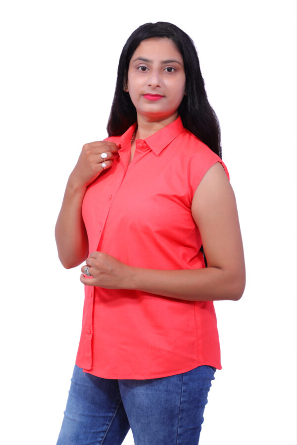Women Tailored Fit Solid Casual Shirt - Image 14