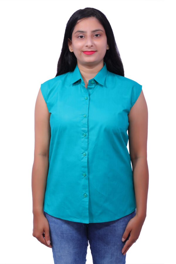 Women Tailored Fit Solid Casual Shirt