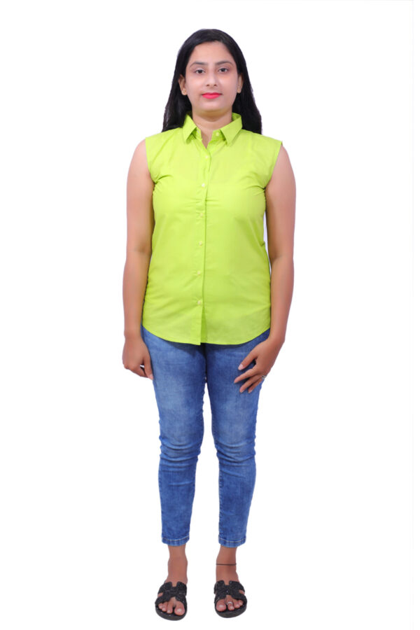 Women Tailored Fit Solid Casual Shirt - Image 13