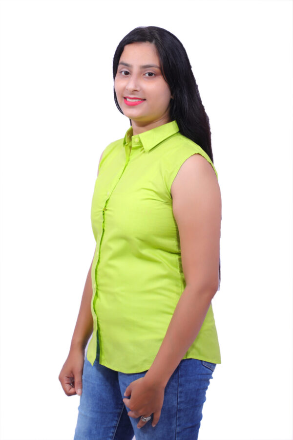 Women Tailored Fit Solid Casual Shirt - Image 10