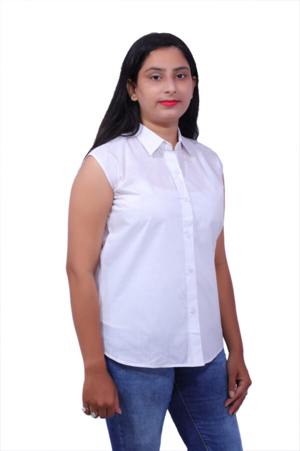 Women Tailored Fit Solid Casual Shirt - Image 8
