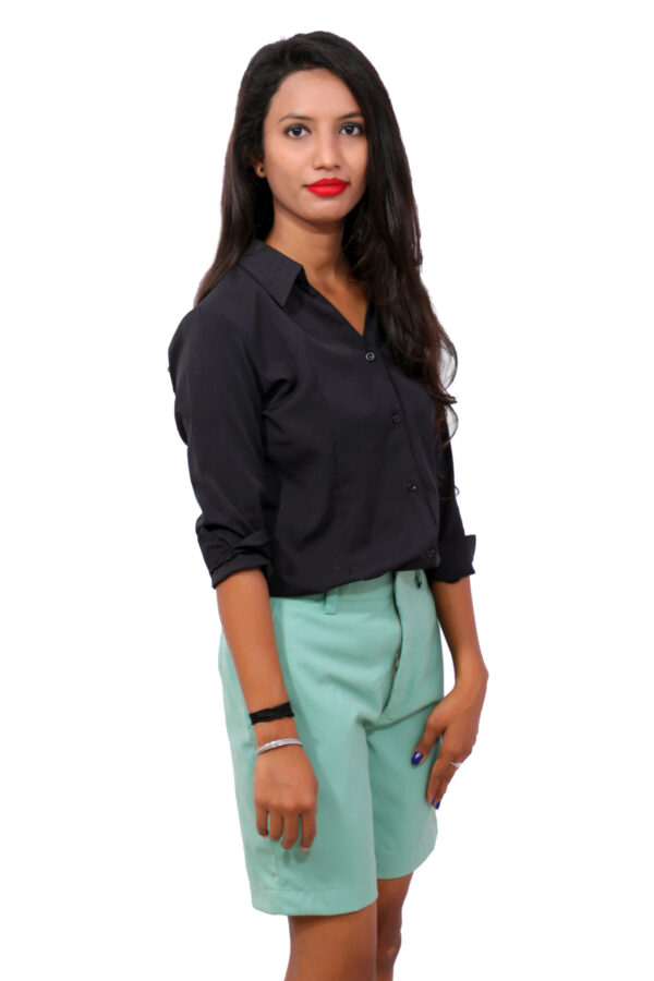 Dutch-Land Shorts for Ladies (Pista Green) - Image 7