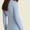 New Picco Full sleeve women top / SHAMSHER FASHION Stylish full sleeves frillee rib tops /Full Sleeve Piko top for Woman & Girls/ Casual Regular Sleeves Solid Women Black Top (Copy) - Image 3