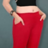 Slub lycra pant for women - Image 4