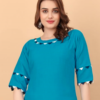 RAYON DESIGNER KURTIS-BLUE COLOR - Image 3