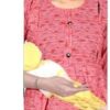 Women Pink Feeding Kurtis with Chain - Image 3