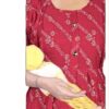 Women Red Feeding Kurtis with Chain - Image 2