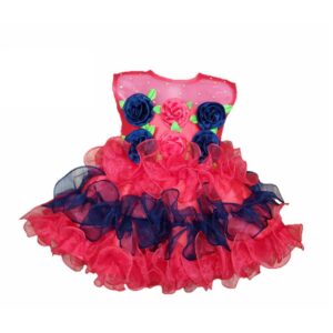 KIDS FLARE NET FROCK(20 SIZE)