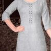 Stone tie patti kurti for women.