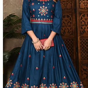 Rayon ghera designer kurti for women.