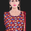 D Capsule Flower Print Kurti With Pant and Dupatta - Image 3