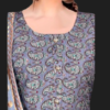 D Capsule Flower Print Kurti With Pant and Dupatta - Image 2