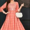 Rayon ghera designer kurti for women.