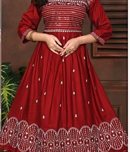 Rayon ghera designer kurti for women.