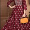 Rayon ghera designer kurti for women.