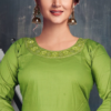 REYON SEQUENCE GALA DAMAN PATTA FULL SLEEVE WORK - Image 5
