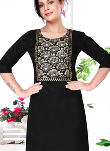Reyon Block Print Manual Work Full Sleev Pattrn