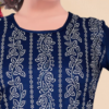 Two tone black patta aari work - Image 4